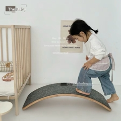 Bộ kệ gỗ bập bênh INO trẻ em nhập khẩu cao cấp