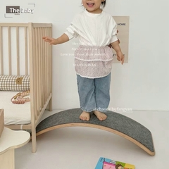 Bộ kệ gỗ bập bênh INO trẻ em nhập khẩu cao cấp