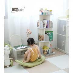 Kệ sách xoay 360 độ trẻ em nhập khẩu cao cấp / Hobby Bookshelf