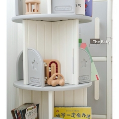 Kệ sách xoay 360 độ trẻ em nhập khẩu cao cấp / Hobby Bookshelf
