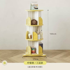 Kệ sách xoay 360 độ trẻ em nhập khẩu cao cấp / Hobby Bookshelf