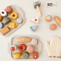 Bộ đồ chơi gỗ NunuKid trẻ em nhập khẩu cao cấp / NunuKid Food Toys