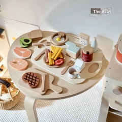 Bộ đồ chơi gỗ NunuKid trẻ em nhập khẩu cao cấp / NunuKid Food Toys