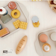 Bộ đồ chơi gỗ NunuKid trẻ em nhập khẩu cao cấp / NunuKid Food Toys