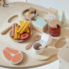 Bộ đồ chơi gỗ NunuKid trẻ em nhập khẩu cao cấp / NunuKid Food Toys