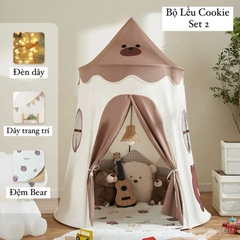 Bộ lều Cookie trẻ em nhập khẩu cao cấp / Cookie Tent