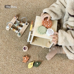 Hộp đồ chơi gỗ trẻ em nhập khẩu cao cấp / Mamimami Toys