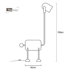 Đèn sàn Bionic Dog nhập khẩu cao cấp / Bionic Lamp