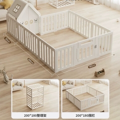 Quây cũi LUNA trẻ em lắp ghép cao cấp / LUNA Crib