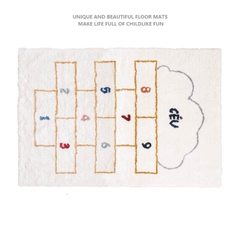 Thảm lông Đếm số trẻ em nhập khẩu cao cấp / Nuber Rug