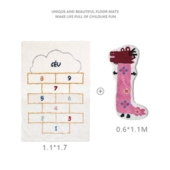 Thảm lông Đếm số trẻ em nhập khẩu cao cấp / Nuber Rug