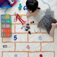 Thảm lông Đếm số trẻ em nhập khẩu cao cấp / Nuber Rug