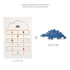 Thảm lông Đếm số trẻ em nhập khẩu cao cấp / Nuber Rug