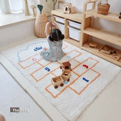 Thảm lông Đếm số trẻ em nhập khẩu cao cấp / Nuber Rug