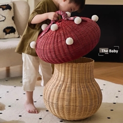 Giỏ Nấm mây đan nhập khẩu cao cấp / Mushroom Basket