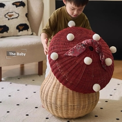 Giỏ Nấm mây đan nhập khẩu cao cấp / Mushroom Basket