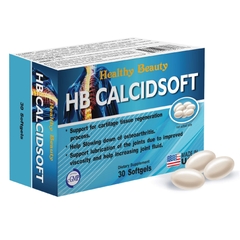 Hỗ trợ xương khớp Viên uống HB Calcidsoft Healthy Beauty giúp xương chắc khỏe ( Hộp 30 viên)