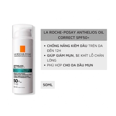 Kem chống nắng La Roche Posay anthelios oil correct 50ml