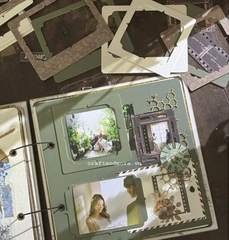 Khung ảnh handmade trang trí scrapbook, thiệp