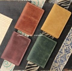 Túi ví bao da vỏ bọc passport hộ chiếu handmade 320
