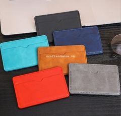 Ví đựng thẻ card mini nhỏ gọn dâp tên, logo theo yêu cầu