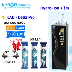 Máy lọc nước nóng lạnh Karofi KAD-D66S PRO 11 Lõi Lọc