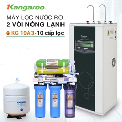 MÁY LỌC NƯỚC KANGAROO KG10A3 - 2 VÒI NÓNG LẠNH - 10 LÕI LỌC