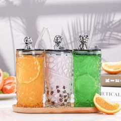 BÌNH THỦY TINH GẤU 330ML