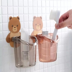 COMBO 2 CỐC GẤU DÁN TƯỜNG CUTE