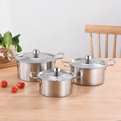 COMBO 3 NỒI INOX