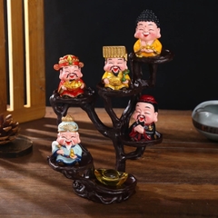 BỘ 5 TƯỢNG THẦN TÀI - PHÚC - LỘC - THỌ - HỶ MINI