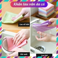 COMBO 10 KHĂN LAU ĐA NĂNG VẢY CÁ