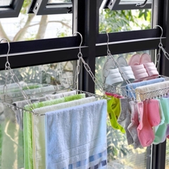 GIÁ TREO ĐỒ ĐA NĂNG INOX 36 KẸP