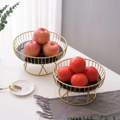 KHAY ĐỰNG TRÁI CÂY HÌNH TRÒN  23x12.5x17.5cm