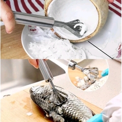 DỤNG CỤ NẠO DỪA, ĐÁNH VẨY CÁ BẰNG INOX