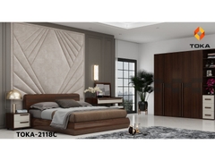 Bộ giường ngủ cao cấp TOKA-2118C