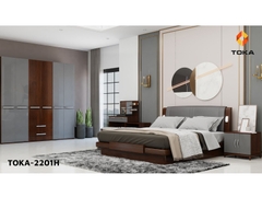 Bộ giường ngủ cao cấp TOKA-2201H