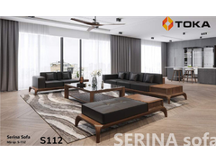 Bộ sofa gỗ óc chó cao cấp VERANO S112