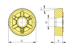 Mảnh dao tiện RCMT 1606 - Ceratizit