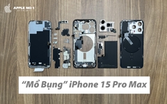 Thợ Việt mổ bụng iPhone 15 Pro Max đầu tiên tại Việt Nam