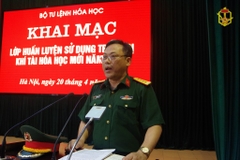 Cục Kỹ thuật, Binh chủng Hóa học tổ chức huấn luyện sử dụng trang bị khí tài hóa học mới năm 2021