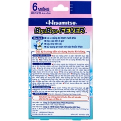 HỘP 6 MIẾNG DÁN HẠ SỐT BYEBYE FEVER 0-2 TUỔI