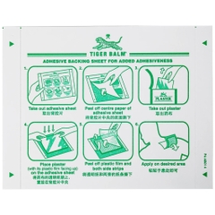 TIGER BALM DÁN LẠNH PLASTER - RD (7cm x 10cm)