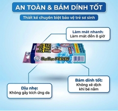 HỘP 6 MIẾNG DÁN HẠ SỐT BYEBYE FEVER 0-2 TUỔI