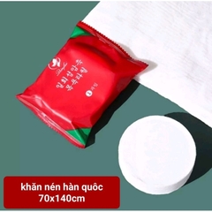 Khăn Tắm Nén Hàn Quốc Du Lịch Đa Năng Tiện Lợi Kích Thước 70*120cm