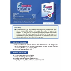 Hộp 5 Gói Bù Điện Giải Welstrong Ích Nhân Giúp Bổ Sung Nước, Ion Và Chất Khoáng Cho Cơ Thể