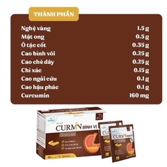 Cốm Dạ Dày Curmin Bình Vị Granules Chính Hãng Tâm Dược - Hộp 30 Gói