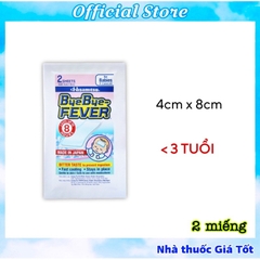 Túi 2 Miếng Dán Hạ Sốt ByeBye FEVER Hisamitsu