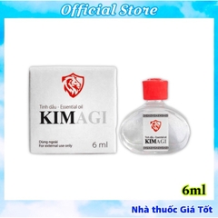 Dầu Gió KIM Agi Herbal Hương Thơm Thư Giãn, Giữ Ấm Cơ Thể - Chai 6ml