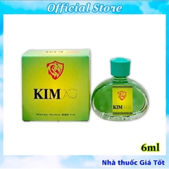 Dầu Gió KIM Agi Herbal Hương Thơm Thư Giãn, Giữ Ấm Cơ Thể - Chai 6ml